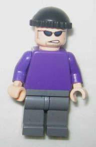 LEGO Minifigure-The Joker's Henchman-Batman I-BAT007-Creative Brick Builders